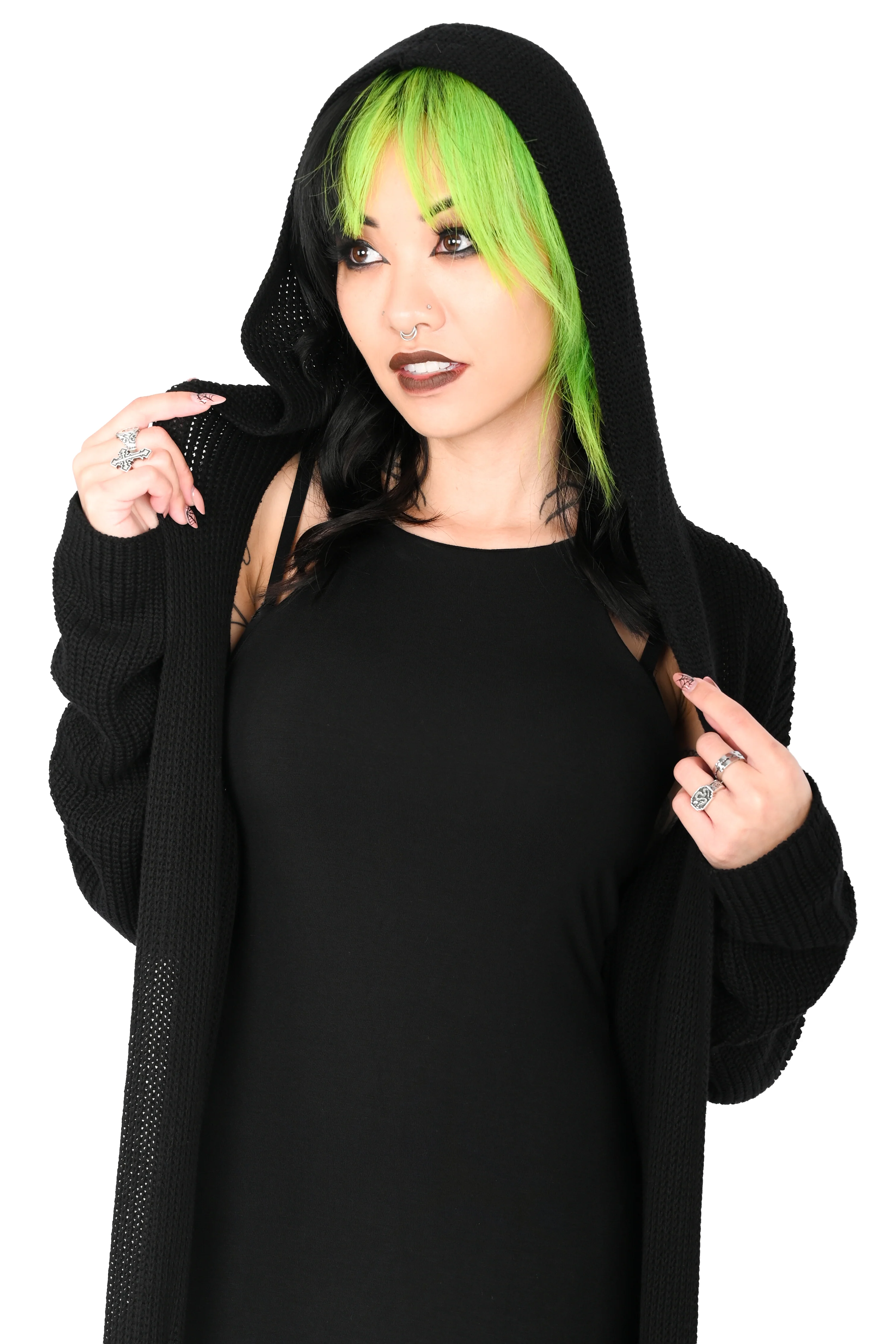 Micah Hooded Duster Sweater - XS left! - Image 8