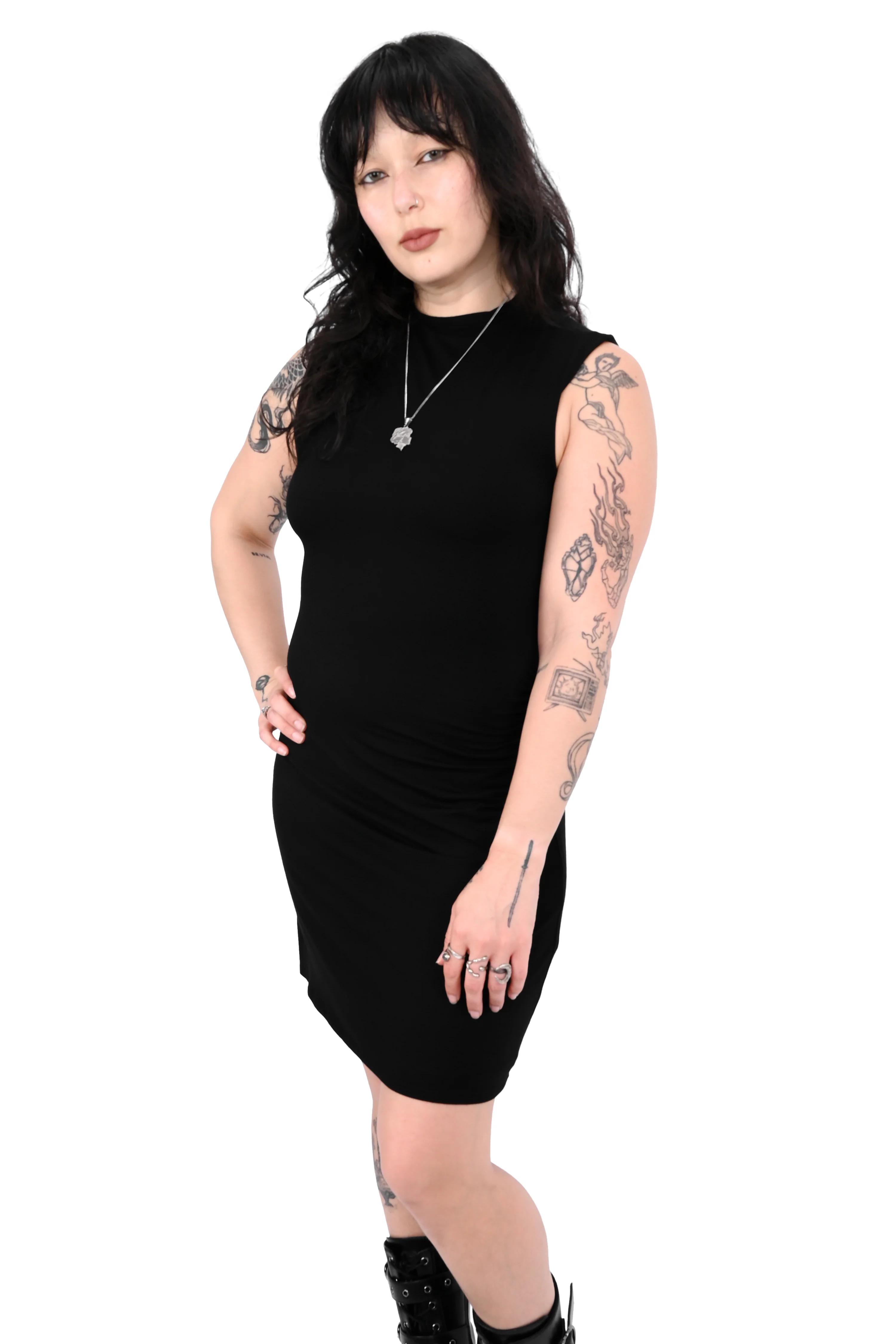 Mock Neck Mini Dress - No Restock! - Image 4