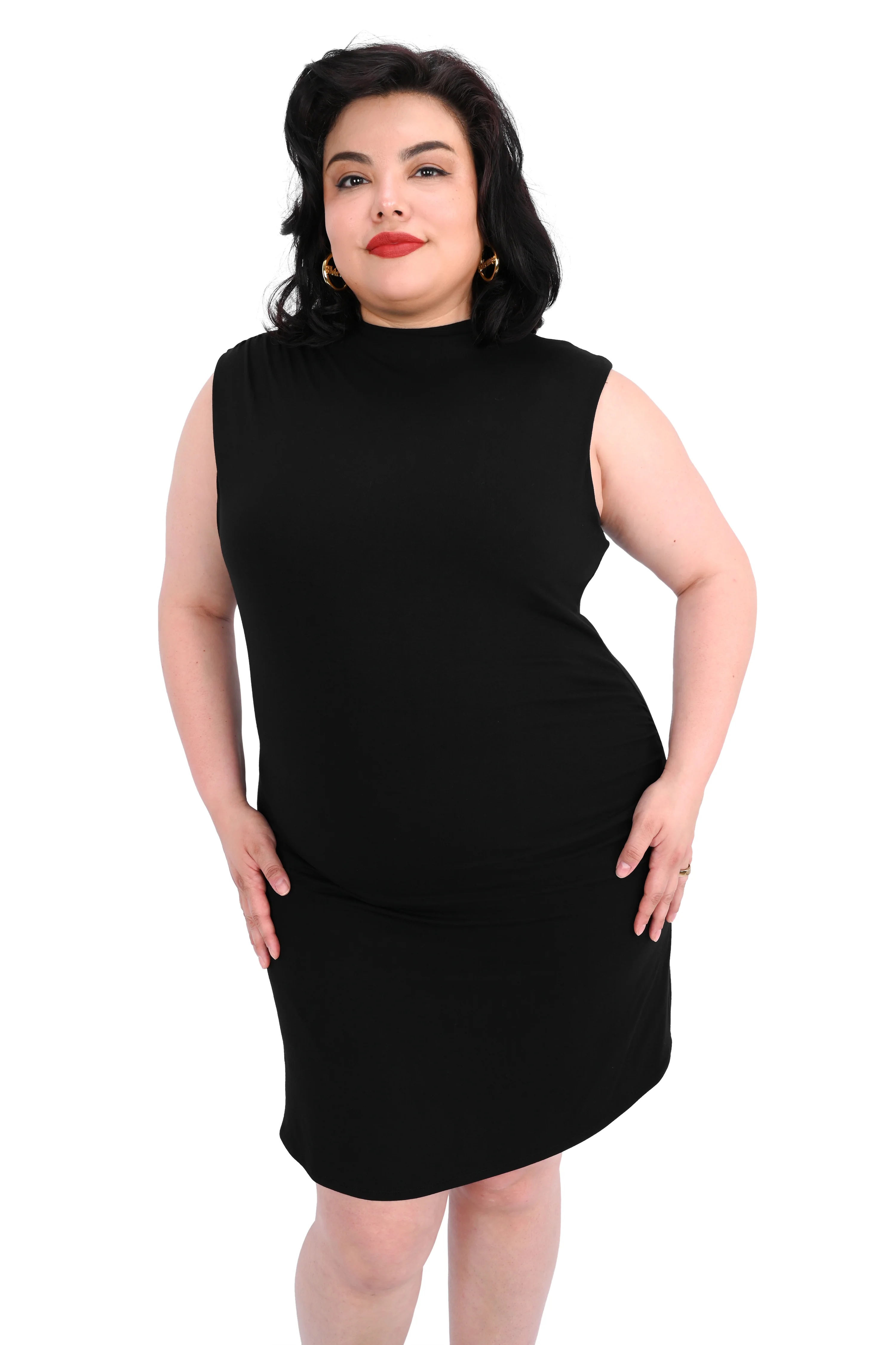 Mock Neck Mini Dress - No Restock! - Image 8