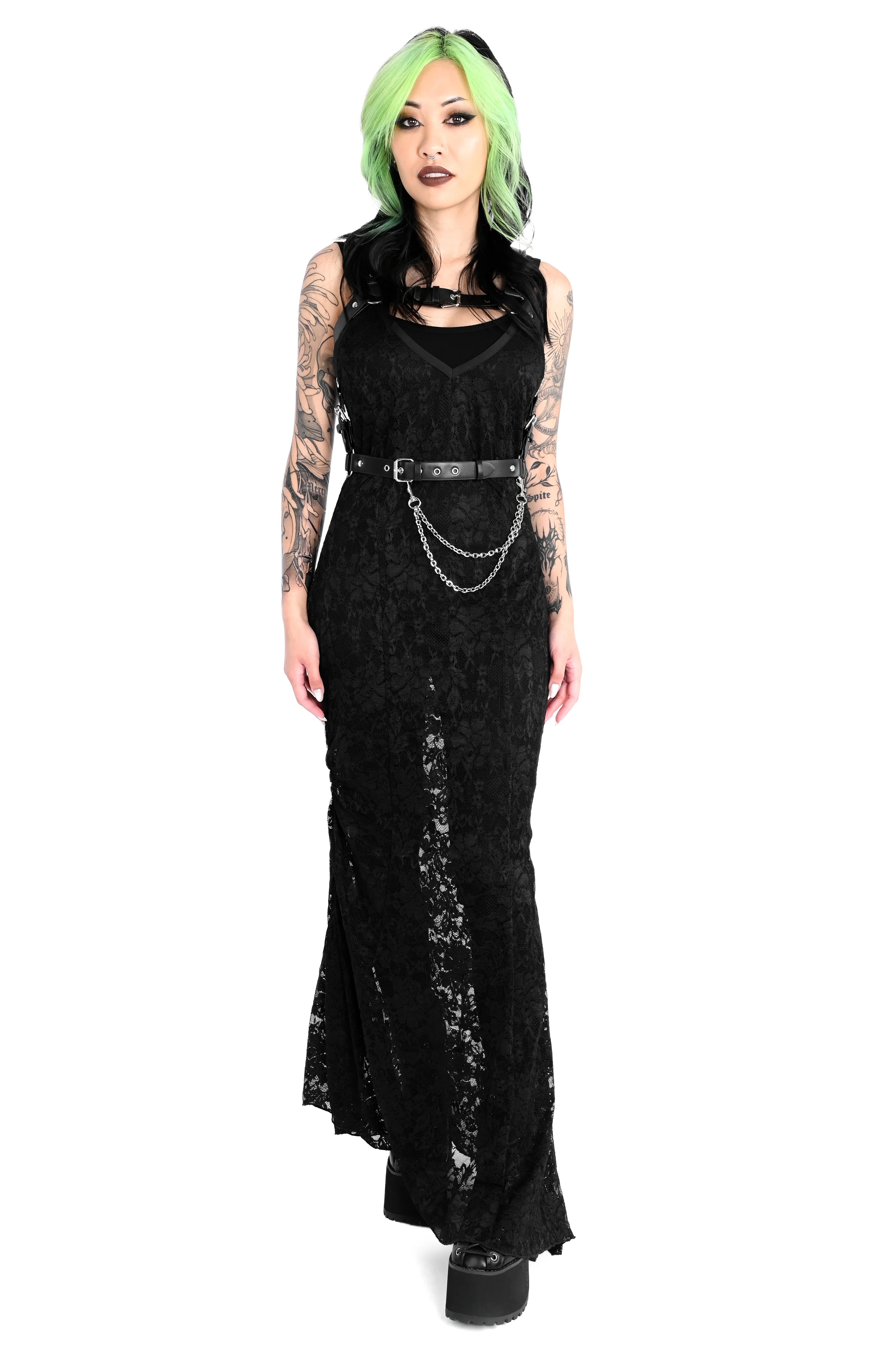Nicole Lace Maxi Dress - Image 4