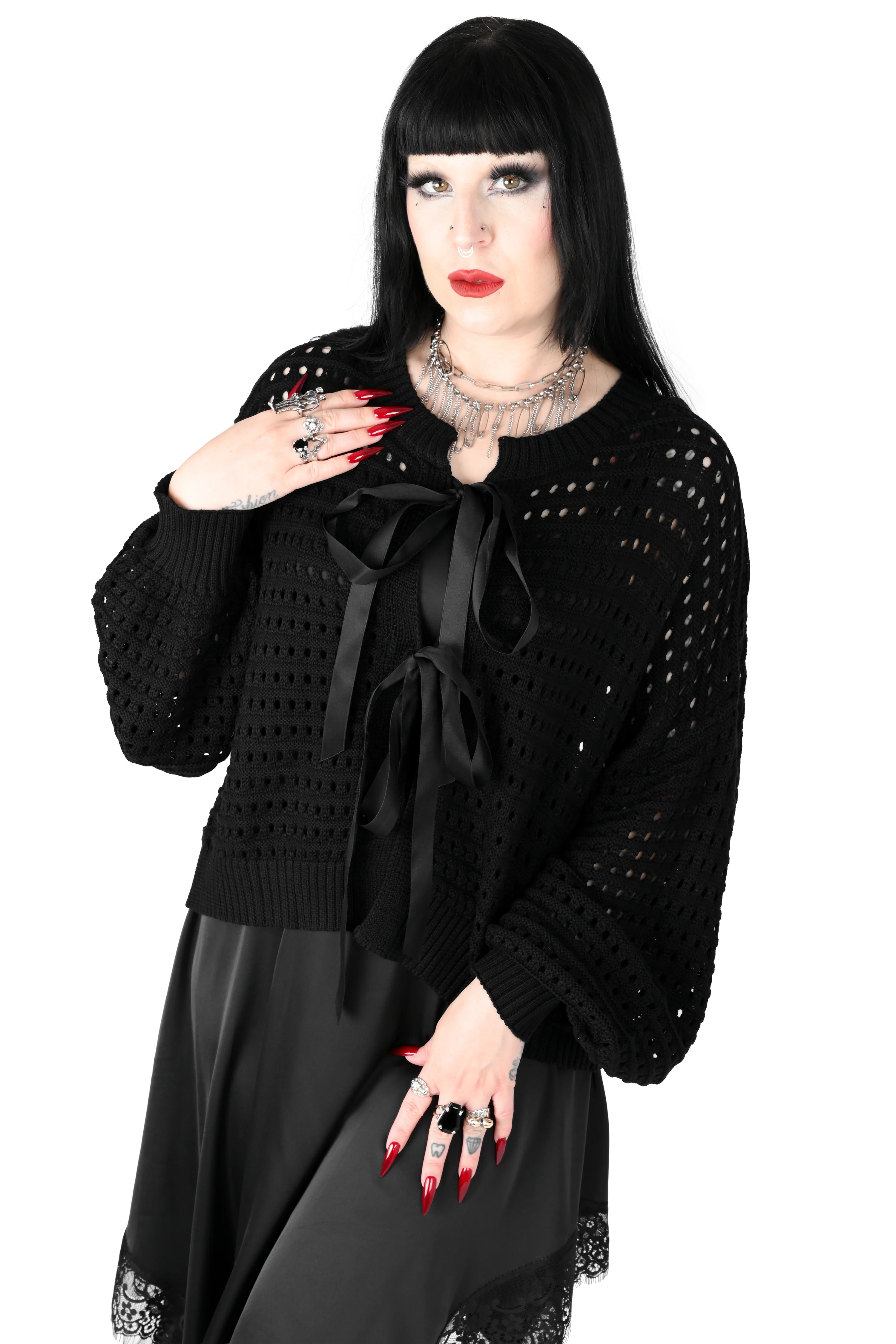 Cali Ribbon Cardigan - 3XL/4XL left! - Image 2