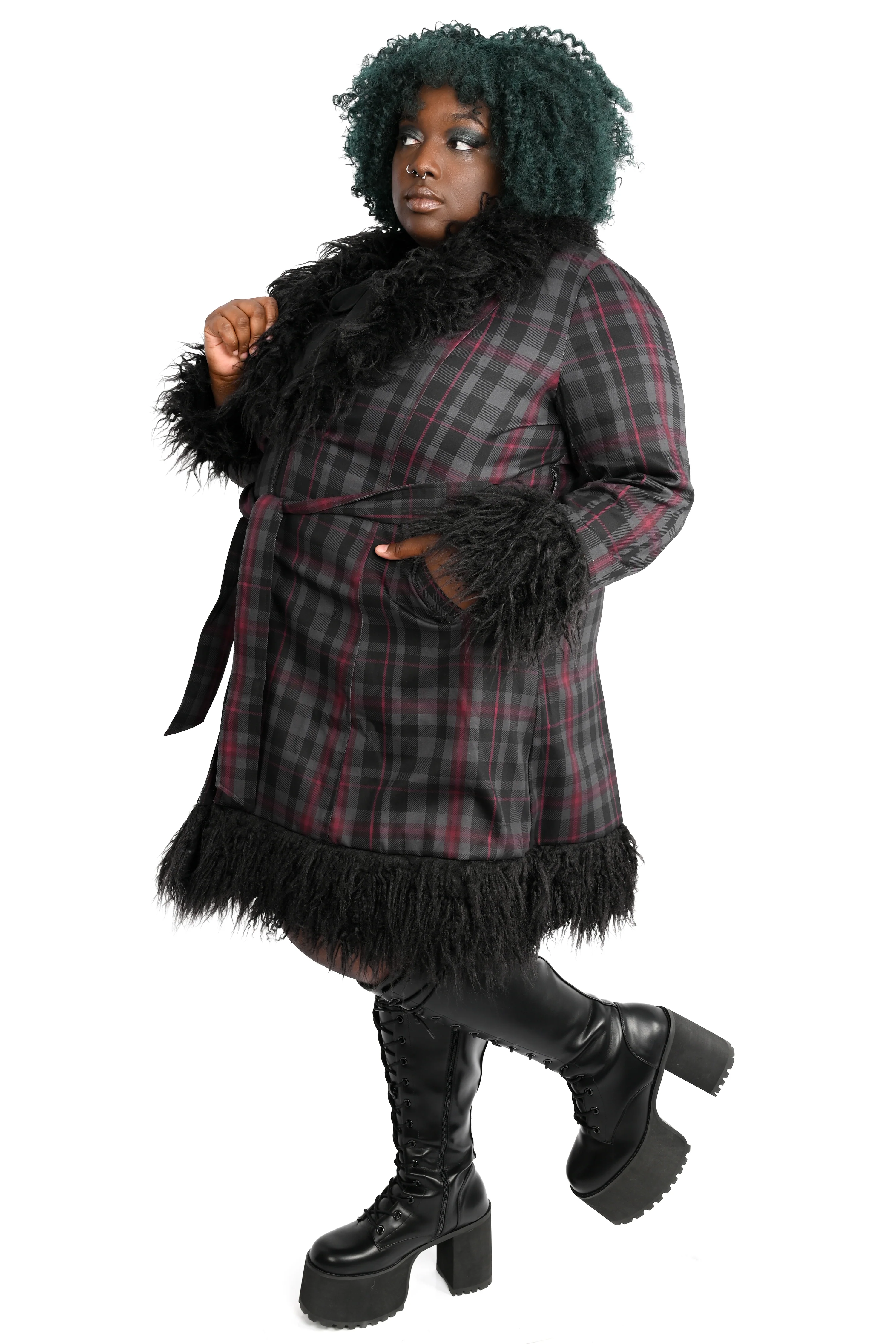 Penny Lane Coat - Plaid - Image 7