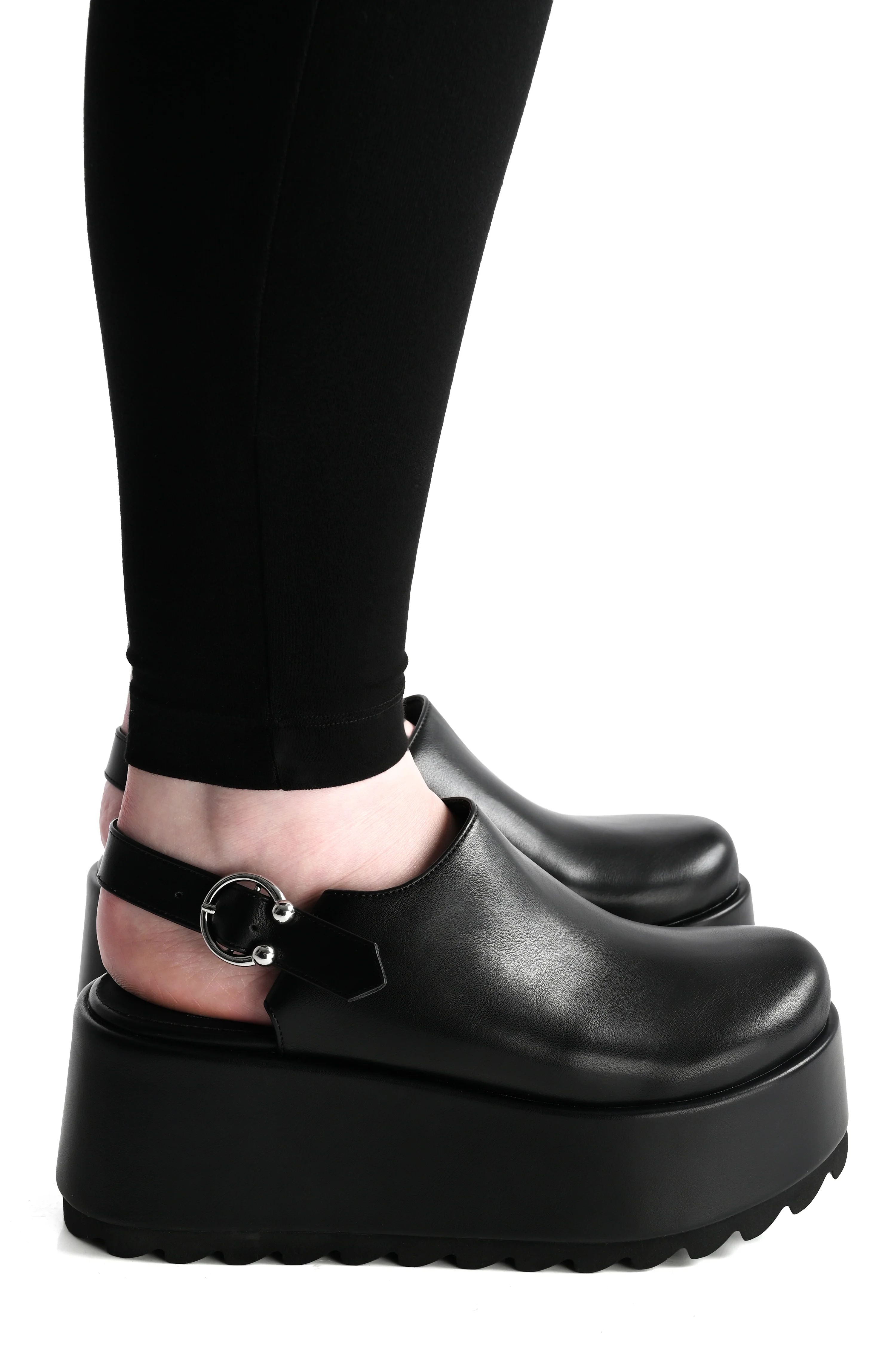 Pierced Platform Clogs - Image 2