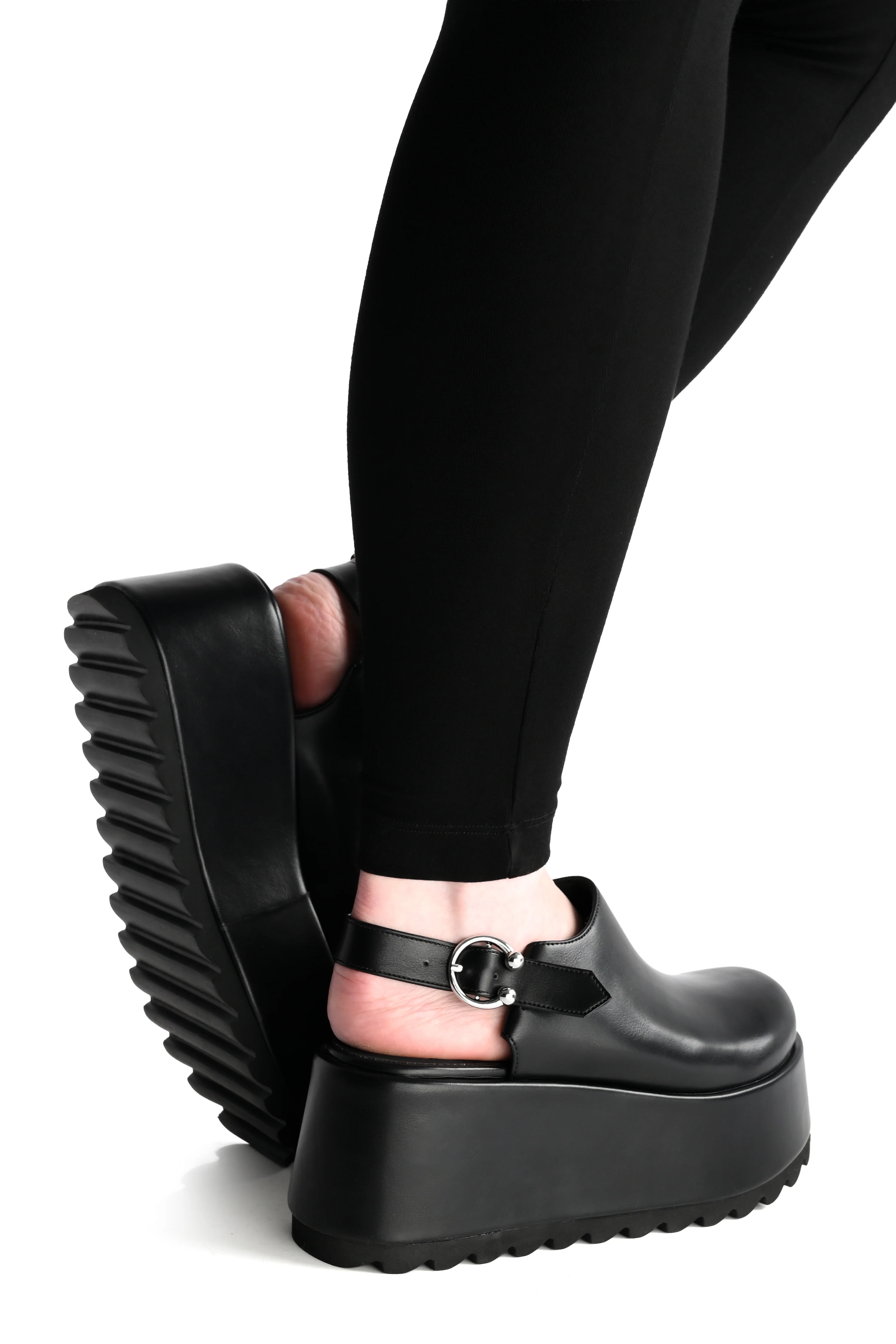 Pierced Platform Clogs - Image 3
