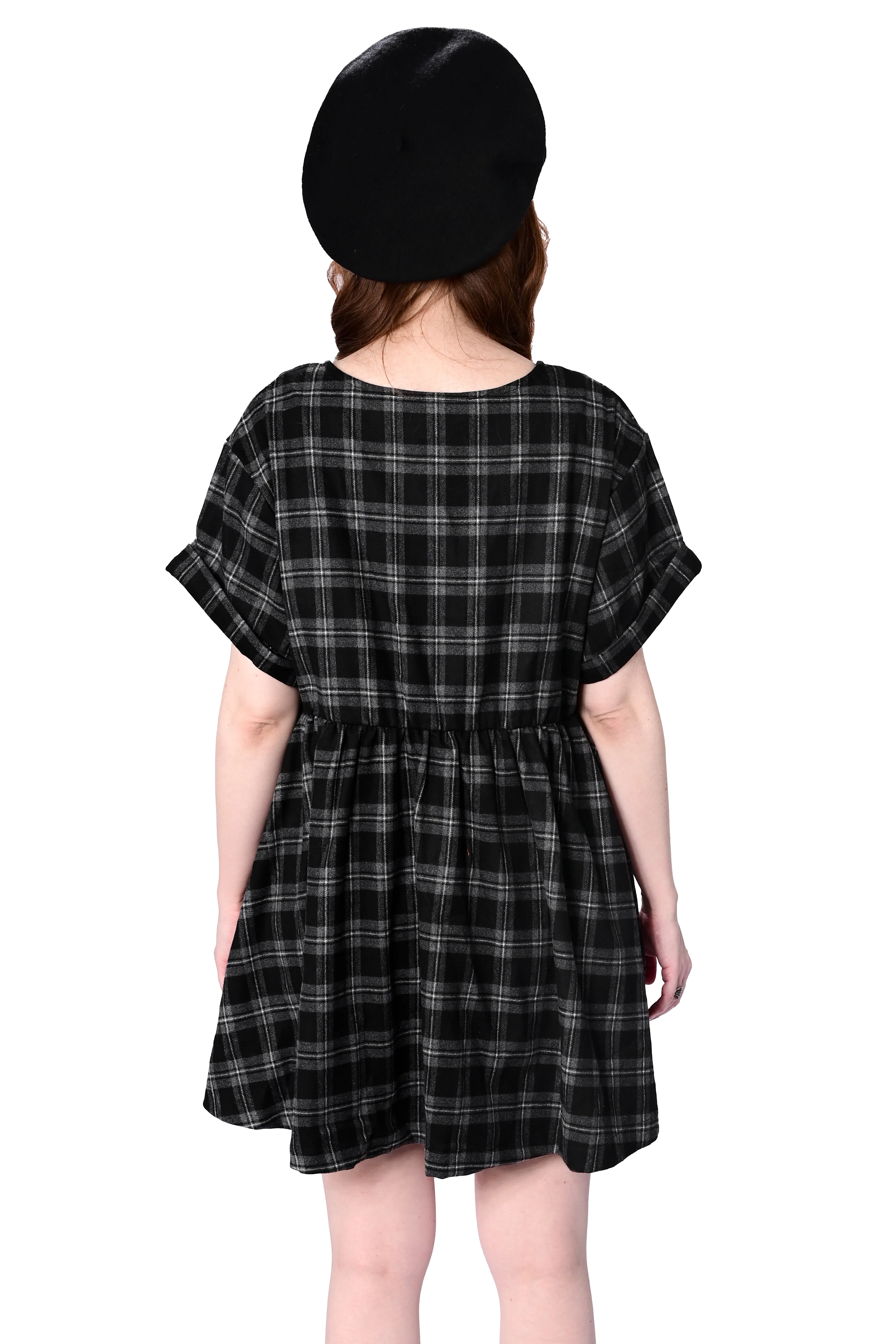 Plaid Babydoll Dress - Sign up for restock notifications! - Image 3