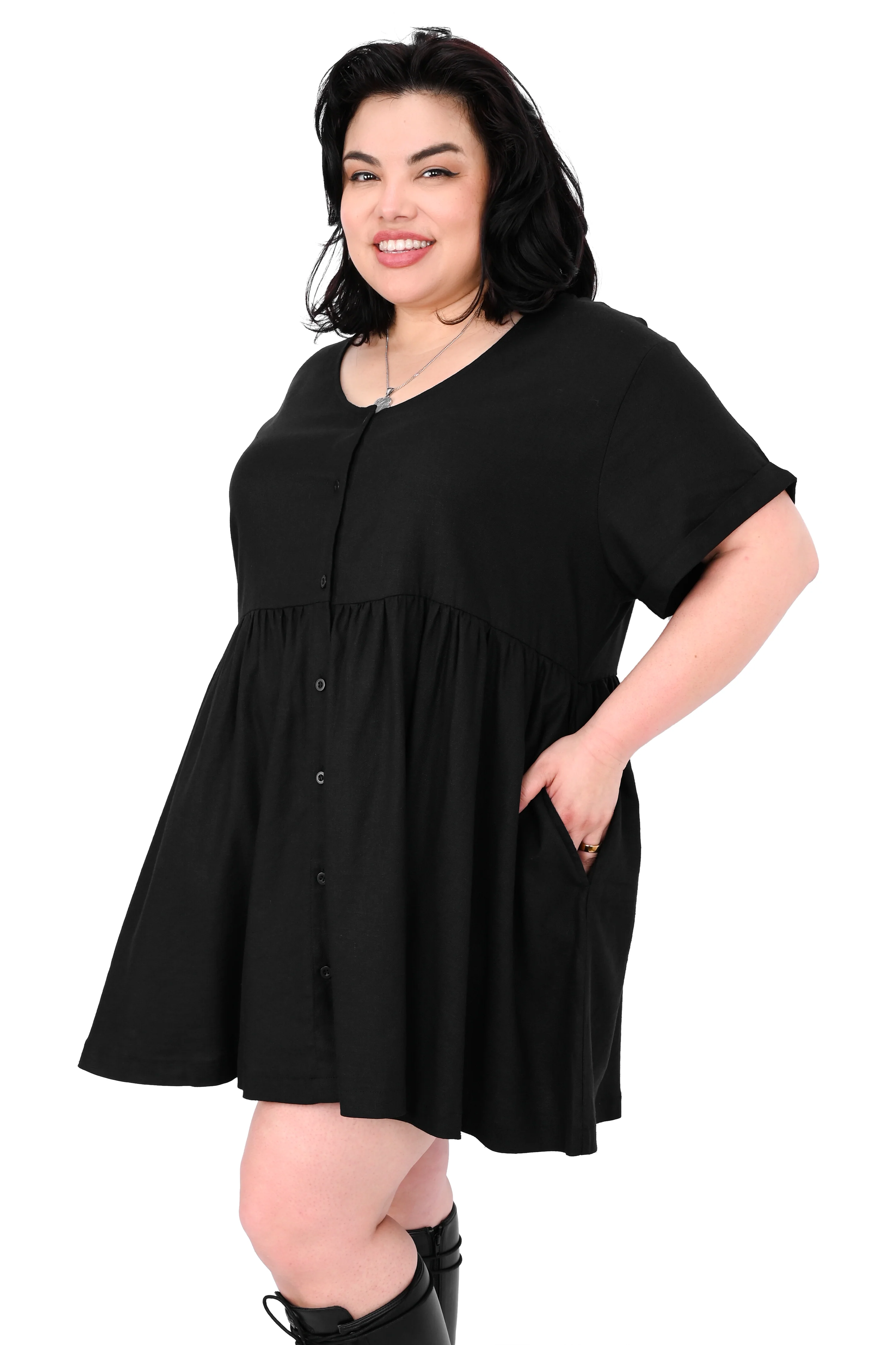 Riley Babydoll Dress - Small & Medium left ! - Image 2
