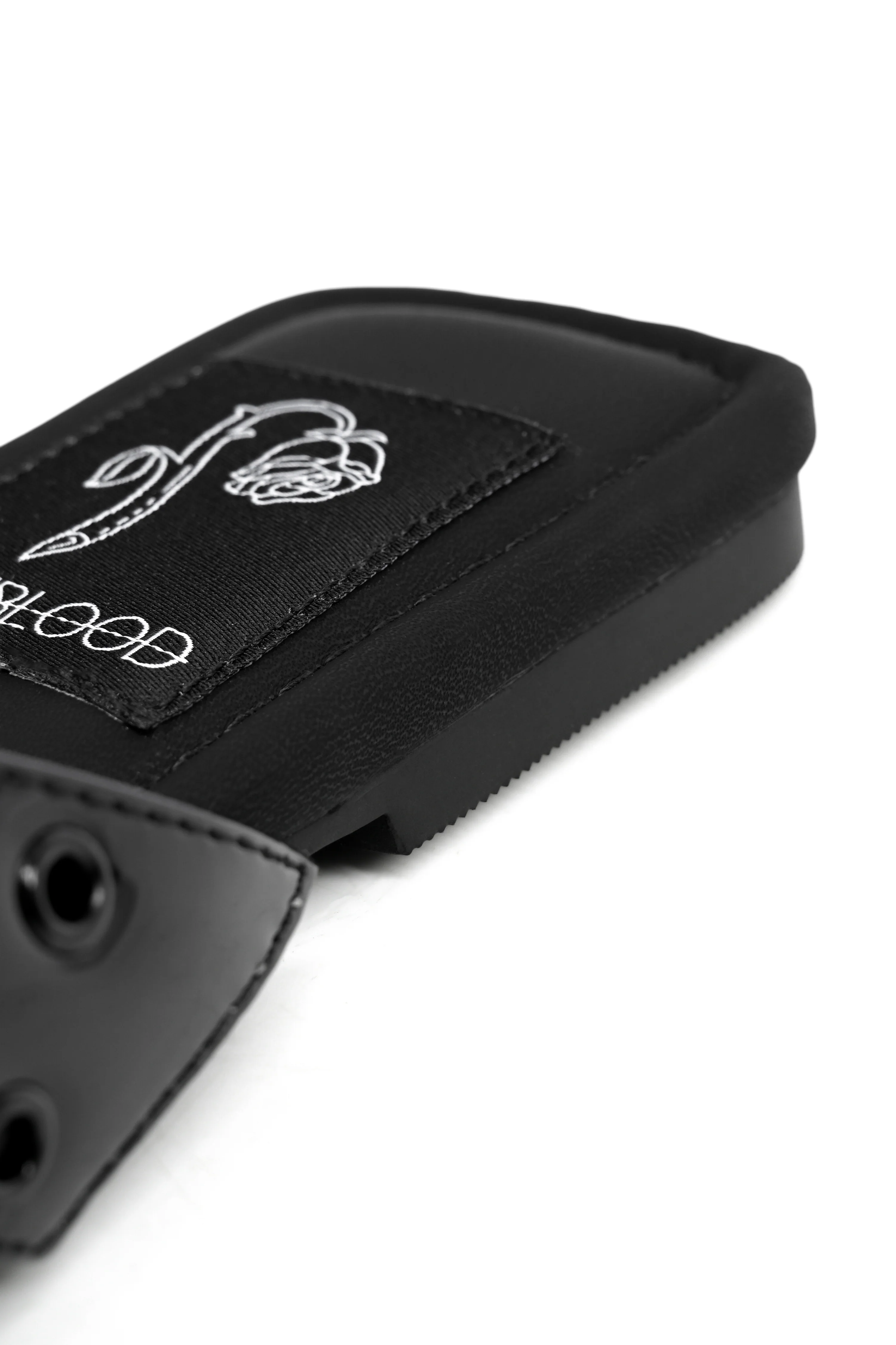 Sage Adjustable Black Buckle Slides - Image 9