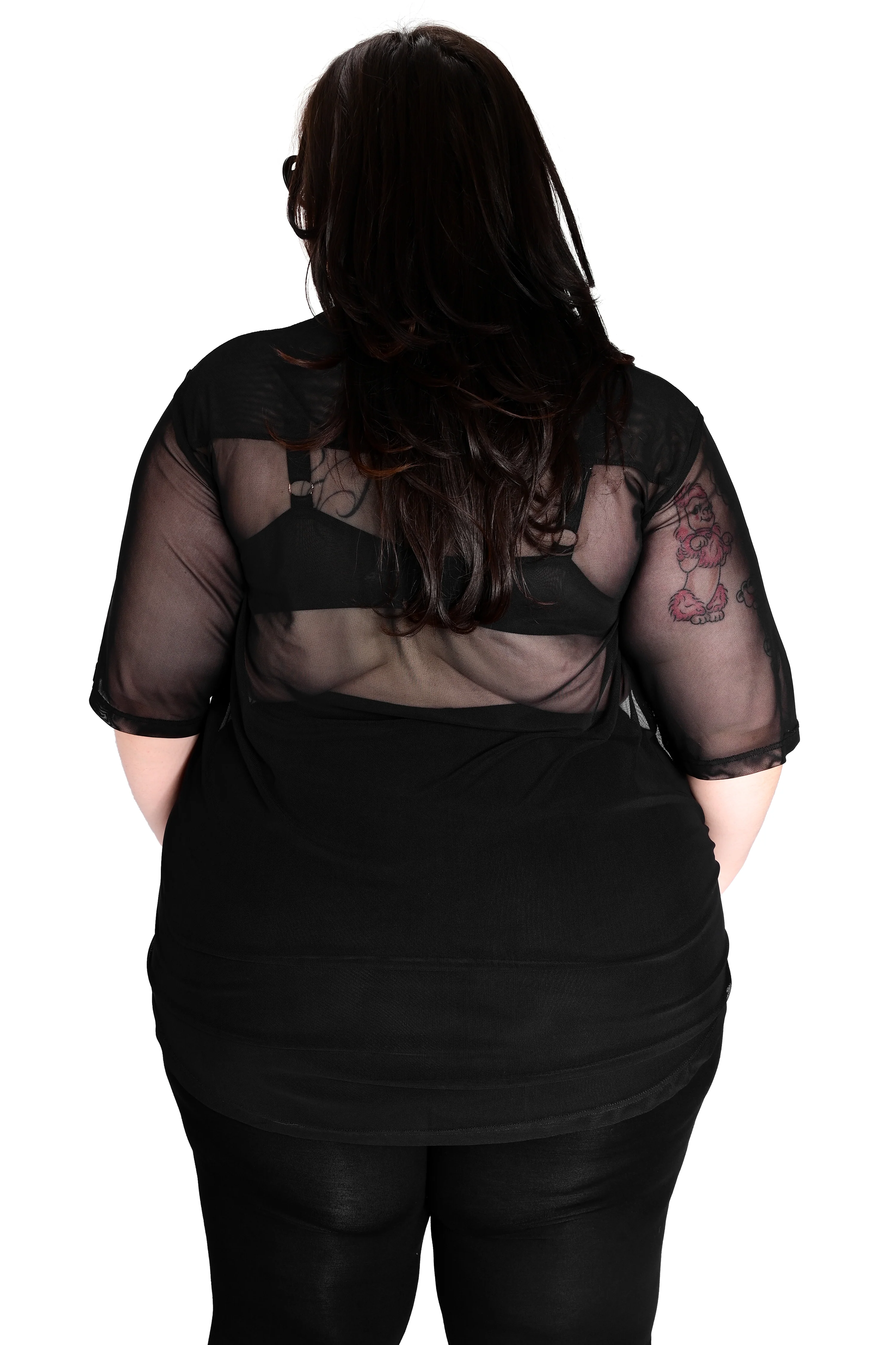 Short Sleeve Mesh Memphis Oversized Shirt - Image 6