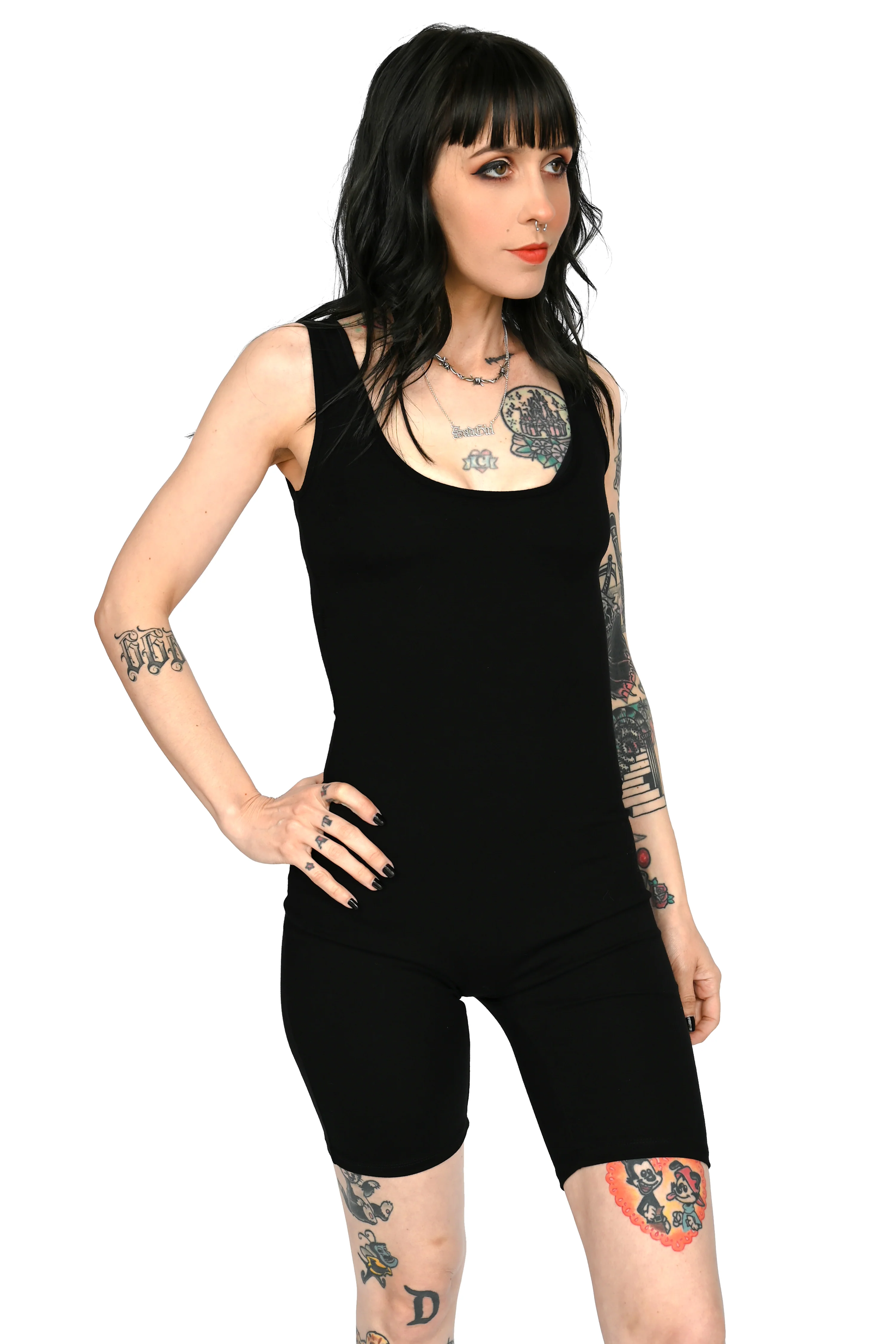 Signature Biker Short Romper - Image 3