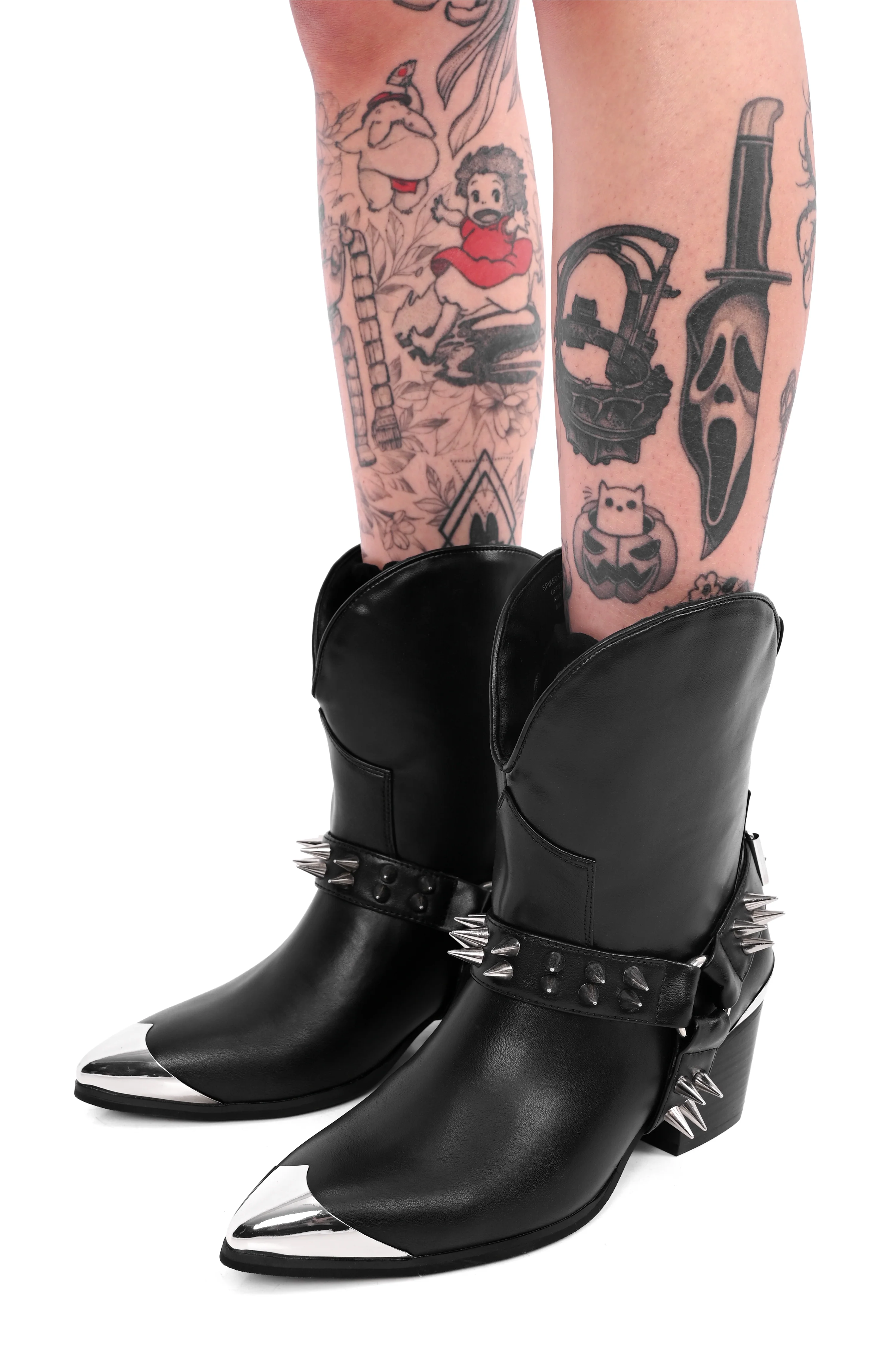 Tommie Spiked Cowboy Boots