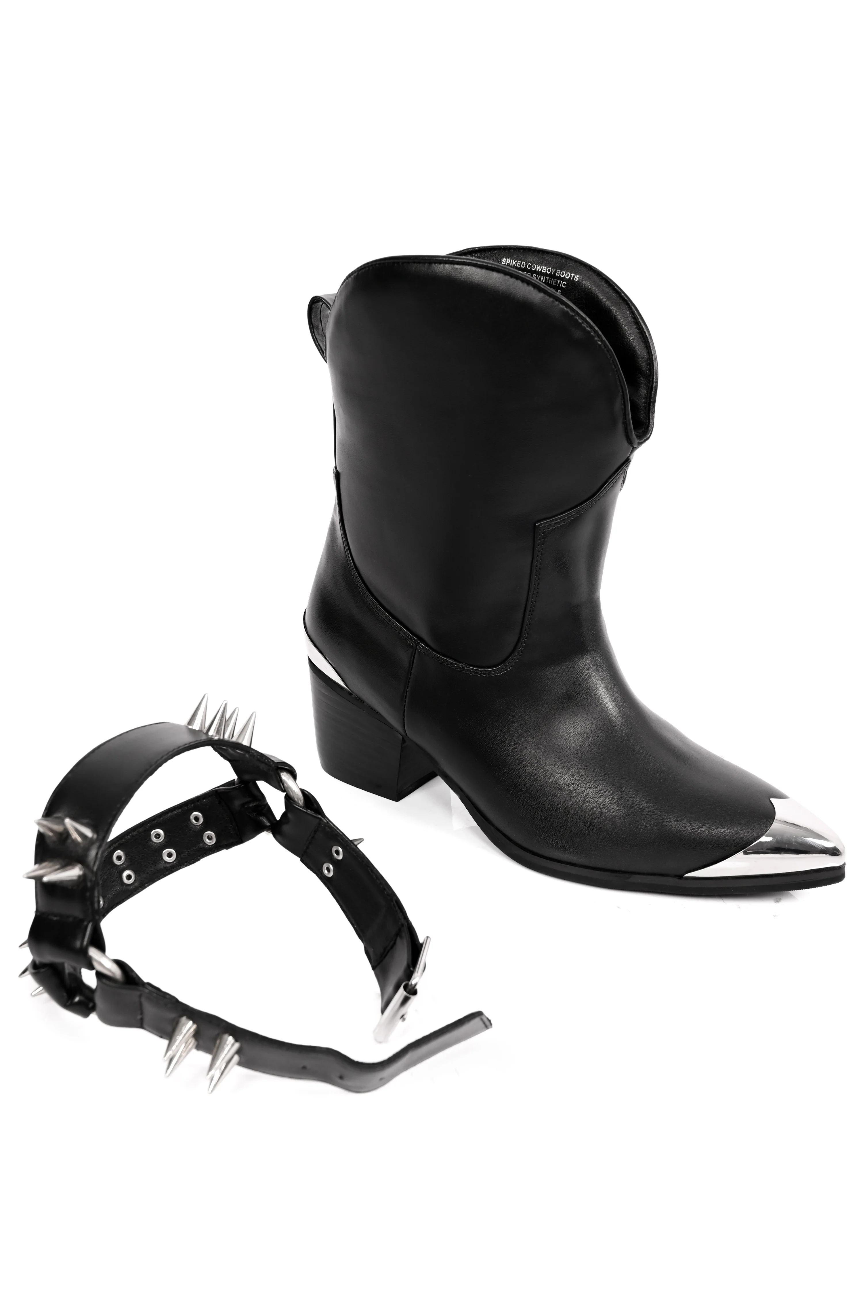 Tommie Spiked Cowboy Boots - Image 4