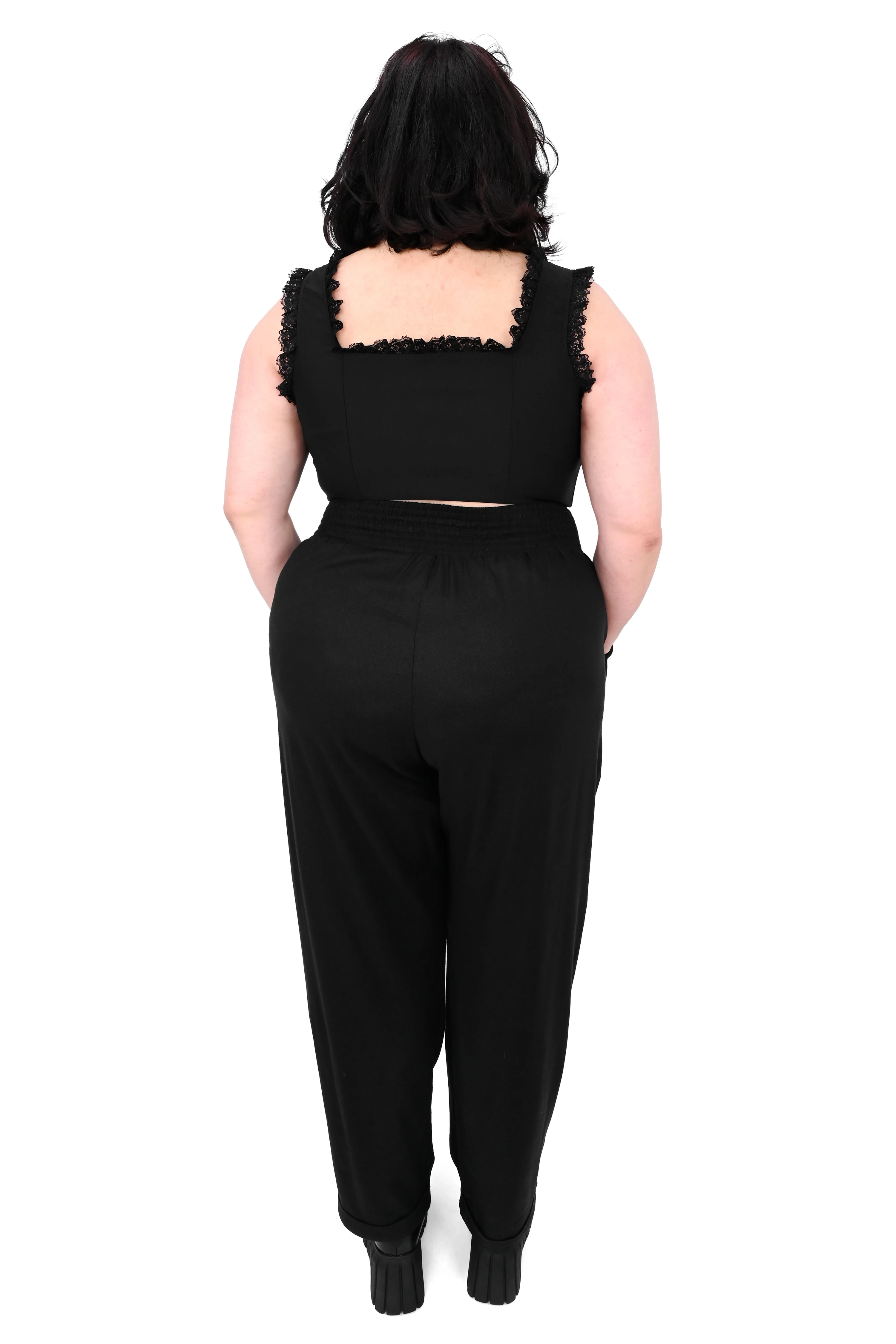 Tapered Culotte Pants - No Restock! Final Sale - XS left! - Image 5