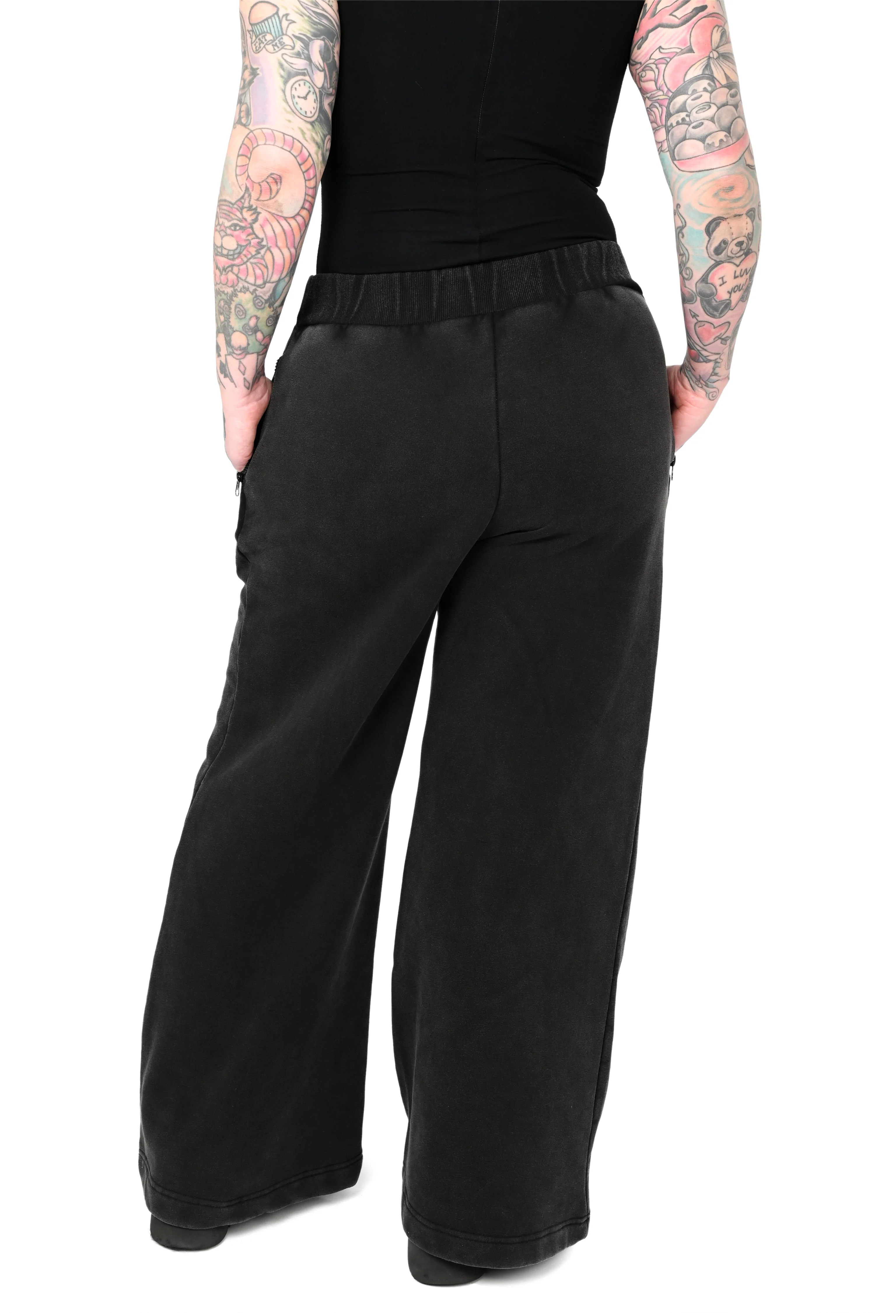 Wide Leg Sweatpants - Vintage Mineral Wash - Final Sale - XS left! - Image 5
